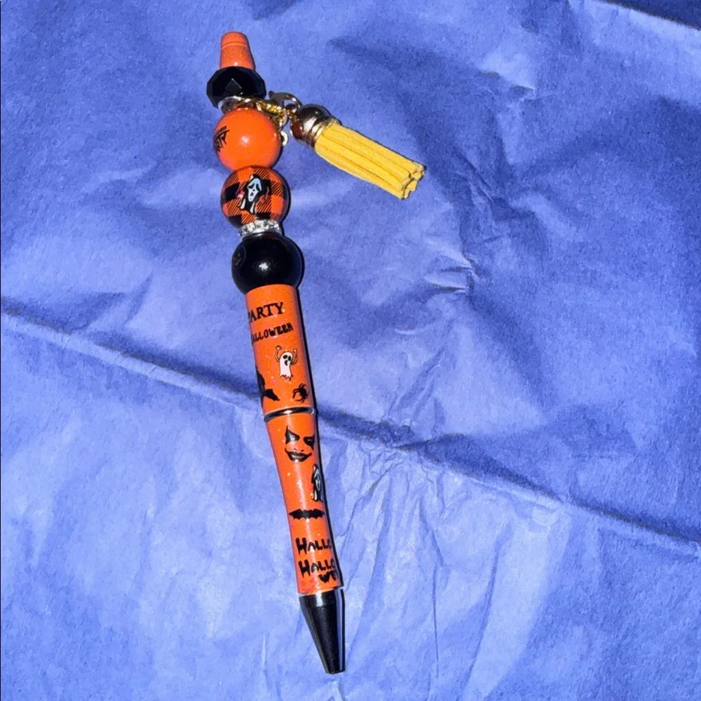 Halloween Themed Pen with Tassel